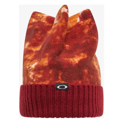 Zimní čepice Oakley Ellipse Crown Beanie - oxidation print red