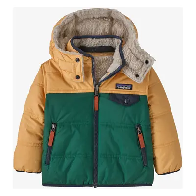 Dětská bunda Patagonia Reversible Tribbles Hoody - conifer green