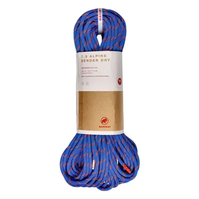 Dvojité lano Mammut 7.5 Alpine Sender Dry Rope m - blue/safety orange