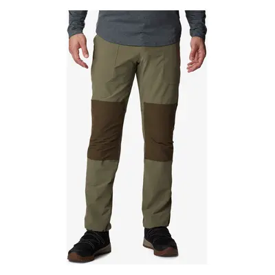 Pánské kalhoty Columbia Landroamer Utility Long Pant - stone green/olive green/orange