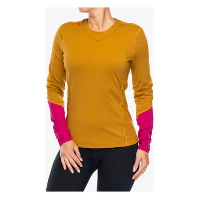 Dámská funkční mikina Arcteryx Rho Crew Neck LS - yukon/amaranthus/edziza