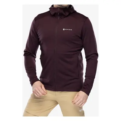 Mikina s kapucí Montane Protium Hoodie - dark garnet