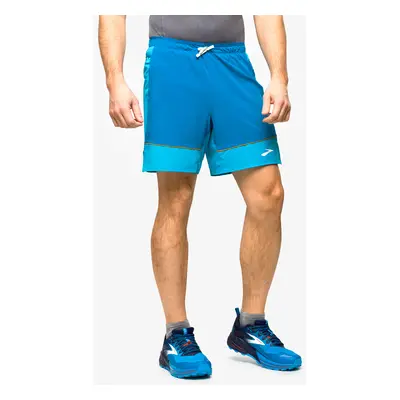 Běžecké kraťasy Brooks High Point 2-in-1 Short - hyper blue/mist/pacific