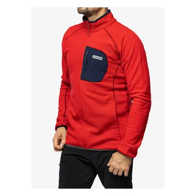 Mikina Columbia Outdoor Tracks Full Zip - mountain red/navy