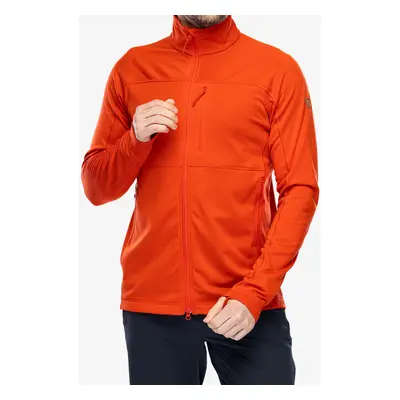 Rozepínací mikina Fjallraven Abisko Lite Fleece Jacket - flame orange