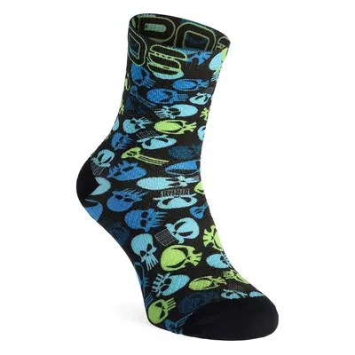 Pánské ponožky Karpos Green Fire Socks - black/atoll/green fluo