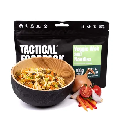 Lyofilizát Tactical Foodpack Těstoviny se zeleninou na woku g