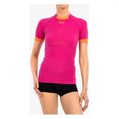 Dámské běžecké tričko X-Bionic The Trick G2 Run Shirt - pink/orange