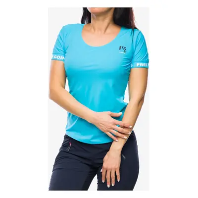 Dámské rychleschnoucí triko Karpos Easyfrizz T-Shirt - blue atoll