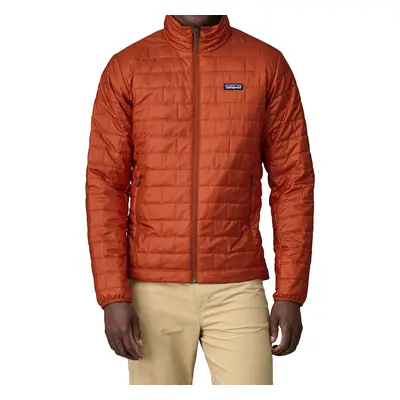 Zateplená bunda Patagonia Nano Puff Jacket - burnished red