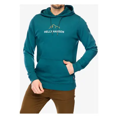 Mikina Helly Hansen F2F Organic Cotton Hoodie 2.0 - dark creek