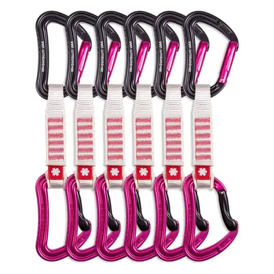 Lezecké expresky Ocun Raven QD Zoom PA 15/22 mm cm 6-pack - pink