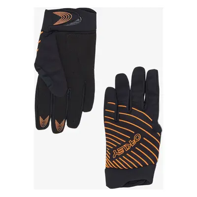 Rukavice na kolo Oakley Drop In MTB Glove 2.0 - blackout/soft orange