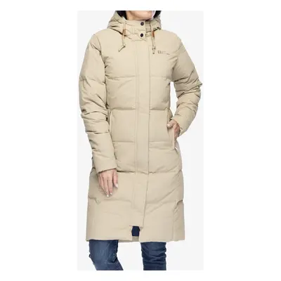 Dámský péřový kabát Jack Wolfskin Nordlicht Coat - anis