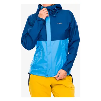 Dámská bunda Rab Downpour Eco Jacket - nightfall blue/alaska blue