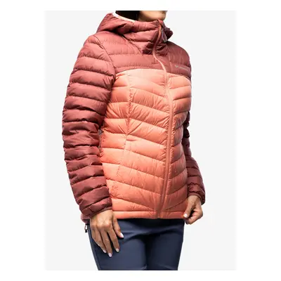 Péřová bunda dámská Columbia Westridge Hooded Down Jacket - beetroot/faded peach