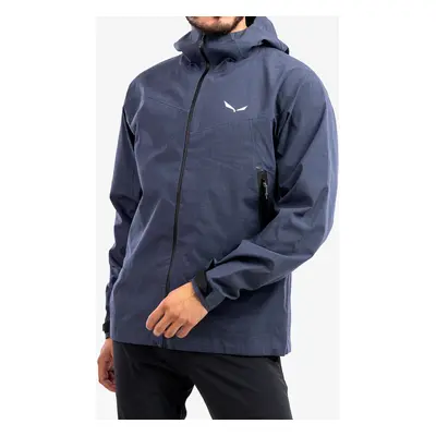 Horská bunda Salewa Fanes Wool PTX Jacket - pr. navy mel.