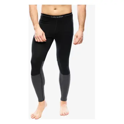 Termolegíny Icebreaker Men ZoneKnit Leggings - black/jet hthr/cb