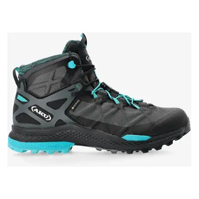 Turistické boty dámské AKU Rocket Mid DFS GTX - black/turquoise