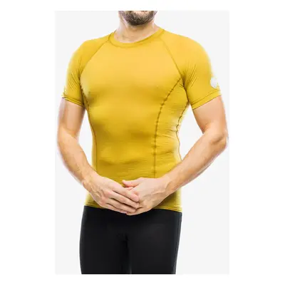 Termo triko pánské Sensor Merino Air Tee S/S - mustard