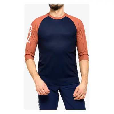 Cyklistické triko POC MTB Pure 3/4 Jersey - turmaline navy/himalayan salt