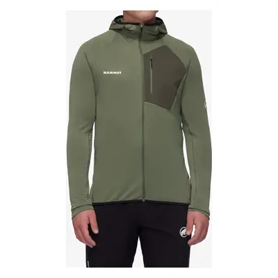 Mikina s kapucí Mammut Aenergy Light ML Hooded Jacket - marsh/dark marsh