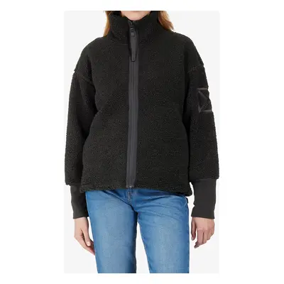 Fleecová mikina dámská Didriksons Mella Full Zip - black