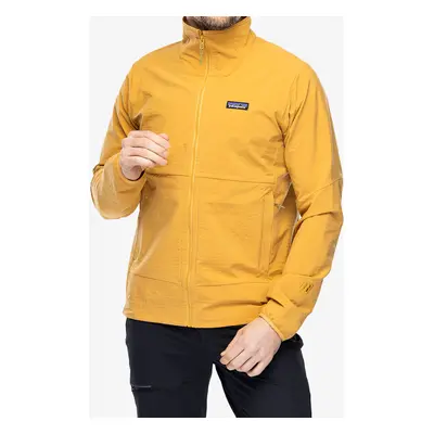 Softshellová bunda Patagonia R1 TechFace Jacket - pufferfish gold