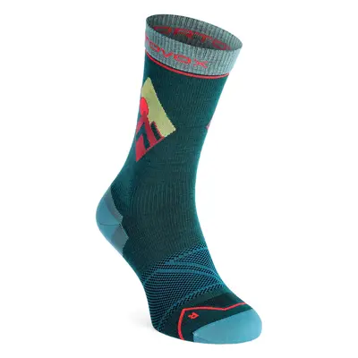 Merino ponožky dámské Ortovox Alpine Light Comp Mid Socks - pacific green