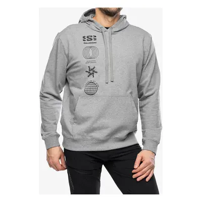 Mikina s kapucí Salomon Graphic Pull Over HD - heather grey