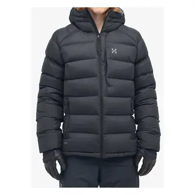 Péřová bunda Haglofs Rosson Down Hood - true black