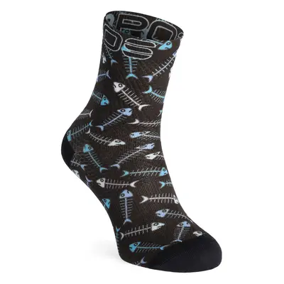 Dámské ponožky Karpos Green Fire Socks - black/ombre blue/aquamarine