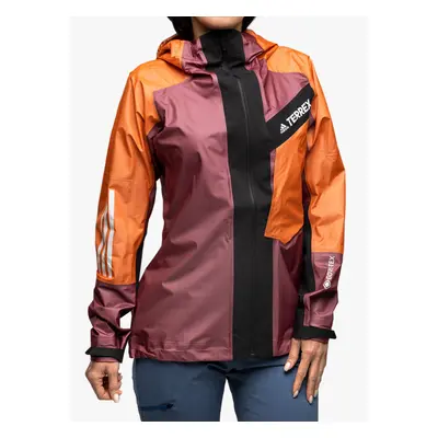 Dámská bunda adidas TERREX Techrock Light GORE-TEX Jacket - red/semi impact orange