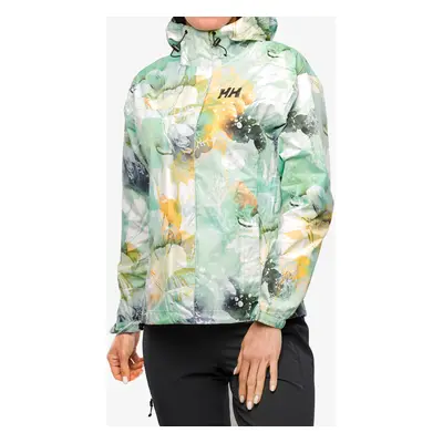 Dámská bunda do deště Helly Hansen Loke Print Jacket - jade esra