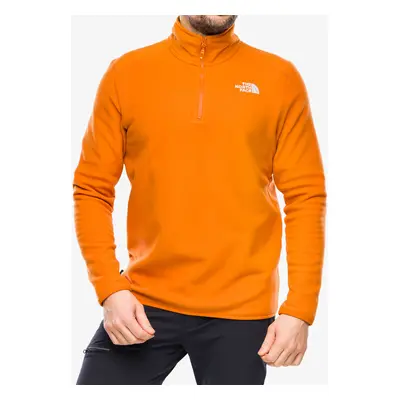 Mikina bez kapuce The North Face Glacier 1/4 Zip - desert rust