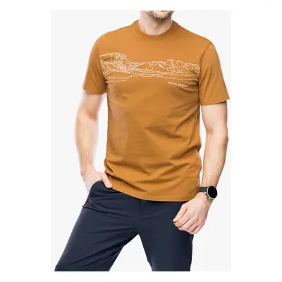 Bavlněné tričko Royal Robbins RR Graphic S/S - caramel cafe