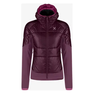 Hybridní bunda dámská Montura Enigma Hybrid Jacket - wine red/baton rouge