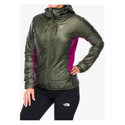 Zateplená bunda dámská Montura Force Primaloft Jacket - sage green/wine red