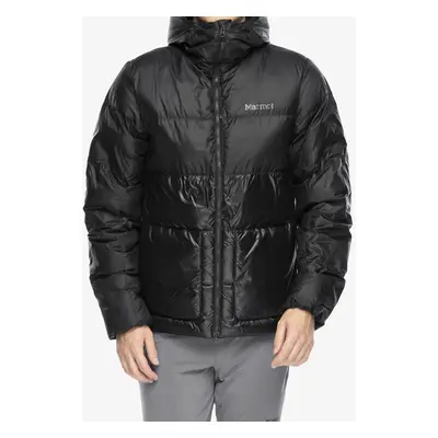 Péřová bunda Marmot Guides Down Hoody - black/black