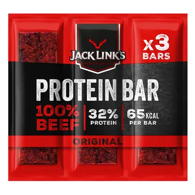 Sušené hovězí maso Jack Link&#039;s 3-Pack Protein Bar Original x 22,5 g