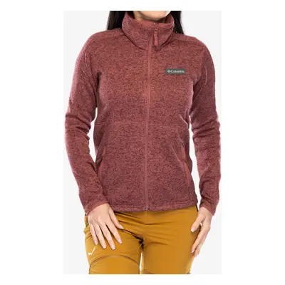 Fleece mikina Columbia Sweater Weather Full Zip - beetroot heather