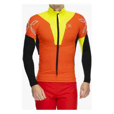 Mikina bez kapuce Montura Slick Maglia - orange/lime green