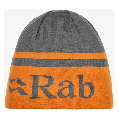 Čepice Rab Logo Band Beanie - graphene/marmalade