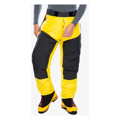 Péřové kalhoty La Sportiva Olympus Tech Down Pant - yellow/black