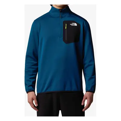 Mikina bez kapuce The North Face Crest 1/4 Zip - midnight petrol/tnf black