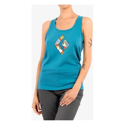 Dámský top Black Diamond Rainbow Diamond Tank - cerulean blue