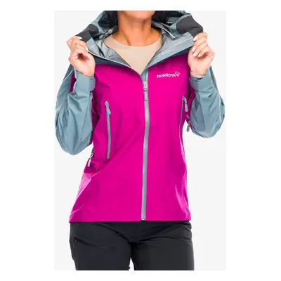 Dámská nepromokavá bunda s membránou Norrona Falketind GORE-TEX Jacket - festival fuchsia