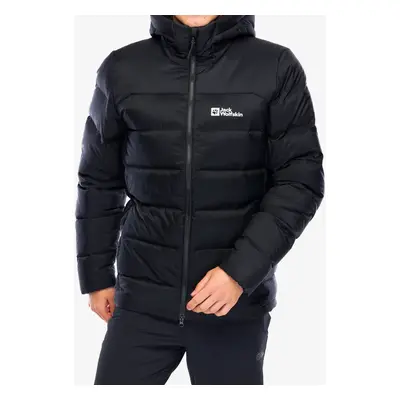 Péřová bunda Jack Wolfskin Nebelhorn Down Hoody - black