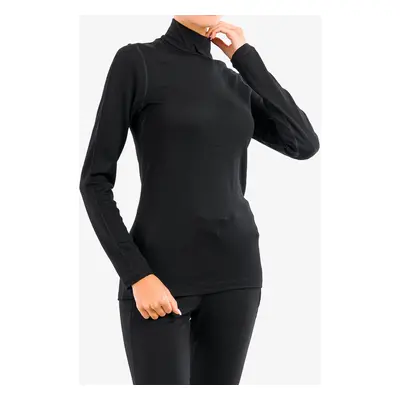 Dámská mikina Icebreaker Tech LS Turtleneck - black