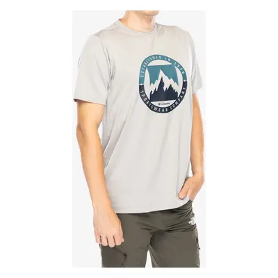 Rychleschnoucí triko Columbia Ice Lake II SS Tee - flint grey/boundless borders